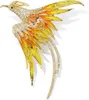 INF Emaille Phoenix Brosche Gelb Produktbild-Vorschau 1