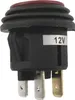 Wasserdichte Kfz-Druckschalter 12V 20A, mit roter LED, Produktbild-Vorschau 6