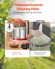 A comparison image showing a VEVOR juice press versus a traditional cloth pressing method, with text highlighting the benefits of the VEVOR product. Náhľad obrázku produktu