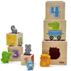 VIGA Drevená vzdelávacia pyramída Montessori, triedič, Náhľad obrázku produktu 7
