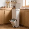 Mülltrennsystem 37L 2 Fächer Abfalleimer Mülltrenner Produktbild-Vorschau 17
