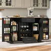 Carrello da cucina Merax, isola da cucina con piano di Anteprima dell’immagine prodotto 8