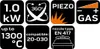 360° opschroefbare piëzo-gasbrander met aanpassing Productafbeelding-voorbeeld 2