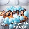 50x palloncini azzurri Ø 35 cm per compleanno & matrimonio Anteprima dell’immagine prodotto 4