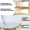 INONEFT, table d'appoint ronde, lot de 2, table de salon Voir les images du produit 8