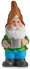 Ibergarden Gartenzwerg Figur Zwerg mit brauner Mutze - Produktbild-Vorschau 1