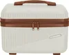 A white and brown beauty case is shown against a white background. Anteprima dell’immagine prodotto