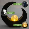 LUMILED Solarlampe LED im Halbmond Design mit Glaskugel für Produktbild-Vorschau 5