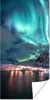 MuchoWow® Poster Aurora - Norwegen - Berg 20x40 cm - Plakat Produktbild-Vorschau 1