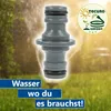 PVC-U Hydro-Fit 2-Wege-Schlauchklupplung, Klickstecker, Produktbild-Vorschau 3