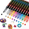 12er Acrylstifte Set für Kunst & Handwerk, Pinselspitze, 12 Produktbild-Vorschau 1