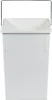 A white plastic bin with a metal handle is shown against a white background. Podgląd zdjęcia produktu