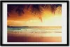 Bild 60x40 MDF-Rahmen, Wandkunst Tropischer Strand Produktbild-Vorschau 1