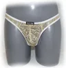 Unterwäsche Spitzen-Tanga, Transparent, Atmungsaktiv, Gold, Produktbild-Vorschau 2