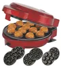 A red donut muffin popcake maker with multiple baking plates. Produktbild-Vorschau