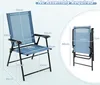 2er Set Gartenstuhl klappbar, Klappstuhl Hochlehner Produktbild-Vorschau 6