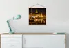 MuchoWow® Textilposter Groningen - Nacht - Lichter 60x60 cm Produktbild-Vorschau 3