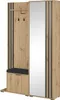Garderobe- set NELLY, Wandgarderobe mit Spiegel, Produktbild-Vorschau 2