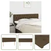 The Living Store Kopfteile 2 Stk. Dunkelbraun 72x7x78/88 cm Produktbild-Vorschau 9