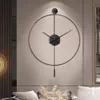 Stille wandklok, 60 cm moderne wandklok, minimalistisch Productafbeelding-voorbeeld 2