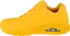 A side view of a yellow Skechers sports shoe. Podgląd zdjęcia produktu
