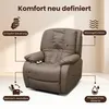 Massagesessel Relaxsessel mit SL-Gleitschiene, 3D-Shiatsu & Produktbild-Vorschau 9