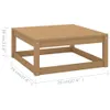 vidaXL Garten-Fußhocker mit Kissen 2 Stk. Honigbraun Produktbild-Vorschau 8