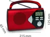 Radio portable Metronic rouge Voir les images du produit 6