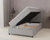 Boxspringbett, 120cm x 200cm, Grau, mit Bettkasten, Produktbild-Vorschau 5