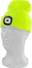Strickmütze Mütze Wintermütze neongelb m. LED Licht 3-stufige Helligkeitsverstellung aufladbar mit USB A Port online kaufen 370418 40010 350717 4066986400100 Vista previa de la imagen del producto