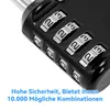 3 Stück Zahlenschloss 4-stellig, Vorhängeschloss für Produktbild-Vorschau 4