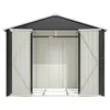 GIHAUVIA Abri de jardin métallique 180 × 229 × 191 cm Voir les images du produit 11