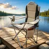 Chaise pliante DELUXE - beige  - Chaise de camping et de Voir les images du produit 7