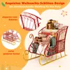 COSTWAY Schlitten Deko für Weihnachten, Weihnachtsschlitten Produktbild-Vorschau 5