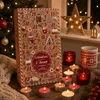 Adventskalender met 24 geurkaarsen – Inclusief glazen Productafbeelding-voorbeeld 3