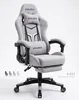 Silla de juego ergonómica Dowinx con reposapiés y masaje Vista previa de la imagen del producto 1