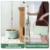COSTWAY Mop+wiadro 4L, mop płaski z wyciskaczem, głowica Podgląd zdjęcia produktu 8