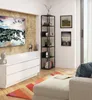 Industrielle schwarze Metallregal mit 6 Regalen und Produktbild-Vorschau 8