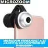 MICROZOOM Handy Smartphone Mikroskop Makrolinse LED 30x Produktbild-Vorschau 2