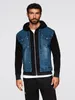 Ombre Clothing Herren-Jeansjacke Tuck schwarz blau L Produktbild-Vorschau 3
