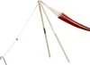A hammock stand with a hammock attached, shown against a white background. Podgląd zdjęcia produktu