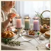 Chandelier Glamour Argent Verre Communion Photophore Grande Voir les images du produit 13