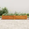 vidaXL Garten-Hochbeet Akazienholz 150x30x25 cm Produktbild-Vorschau 2