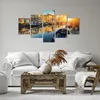 Bild auf Leinwand - Leinwandbild - Kanal Boot Amsterdam Produktbild-Vorschau 6
