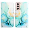 Galaxy S21 FE Hülle, Marmor Motiv Kunstleder Tasche Wallet Produktbild-Vorschau 2