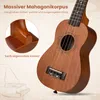 COSTWAY 21-calowa ukulele sopranowa, drewniany zestaw Podgląd zdjęcia produktu 5