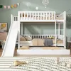 Etagenbett mit Rollbett, Kinderbett, mit Fallschutzgitter, Produktbild-Vorschau 6