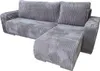 TILIA-Ecksofa mit Schlaffunktion und Bettkasten in grauer Produktbild-Vorschau 1