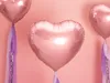 Palloncino in foil cuore 35cm oro rosa Anteprima dell’immagine prodotto 11