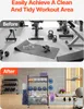 VEVOR Home Gym úložný stojan, ocelový úložný stojan, držák Náhled obrázku produktu 5
